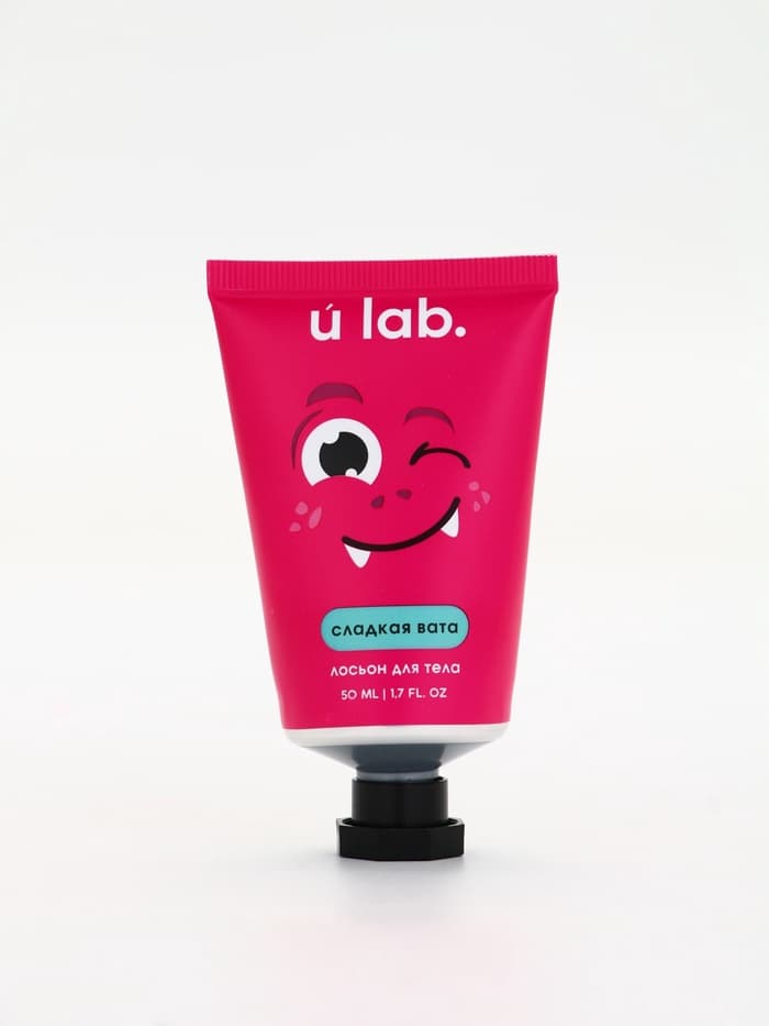 Лосьон для тела детский «Монстрики», аромат сладкая вата, ULAB