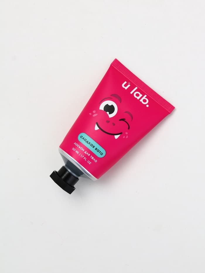 Лосьон для тела детский «Монстрики», аромат сладкая вата, ULAB