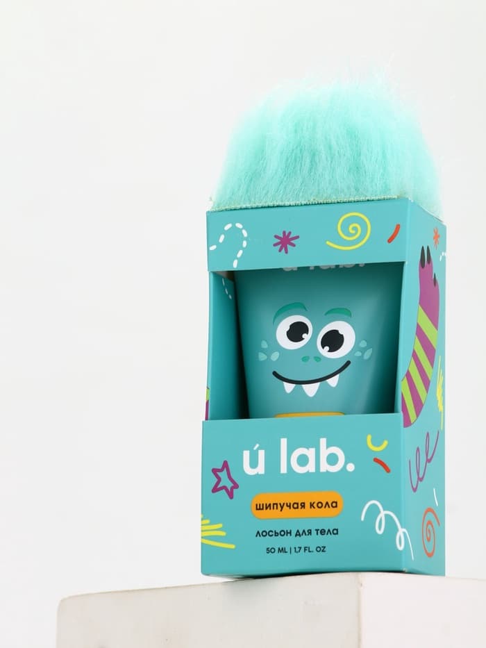 Лосьон для тела детский «Монстрики», аромат шипучая кола, ULAB