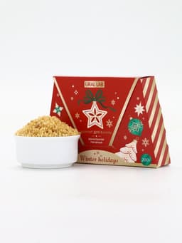 Жемчуг для ванны Winter Holidays, аромат ванильное печенье, 200 г, URAL LAB