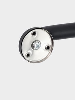 Поручень для ванны Stölz, 30×5×7 см, нержавеющая сталь, чёрный