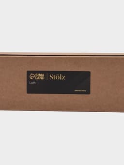 Поручень для ванны Stölz, 30×5×7 см, нержавеющая сталь, чёрный