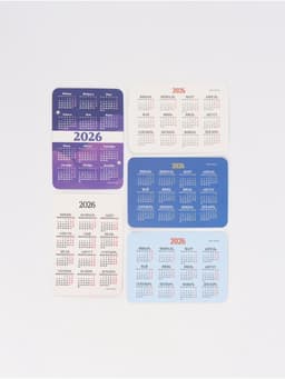 Календарь 2026 карманный «Новогодний» МИКС 5 шт.