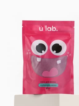 Соль для ванны «Монстрики», 200 г, аромат клубничная жвачка, ULAB