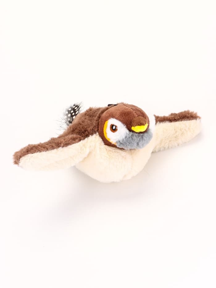 Интерактивная игрушка для животных «Воробей», коричневая