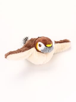 Интерактивная игрушка для животных «Воробей», коричневая