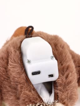 Интерактивная игрушка для животных «Воробей», коричневая