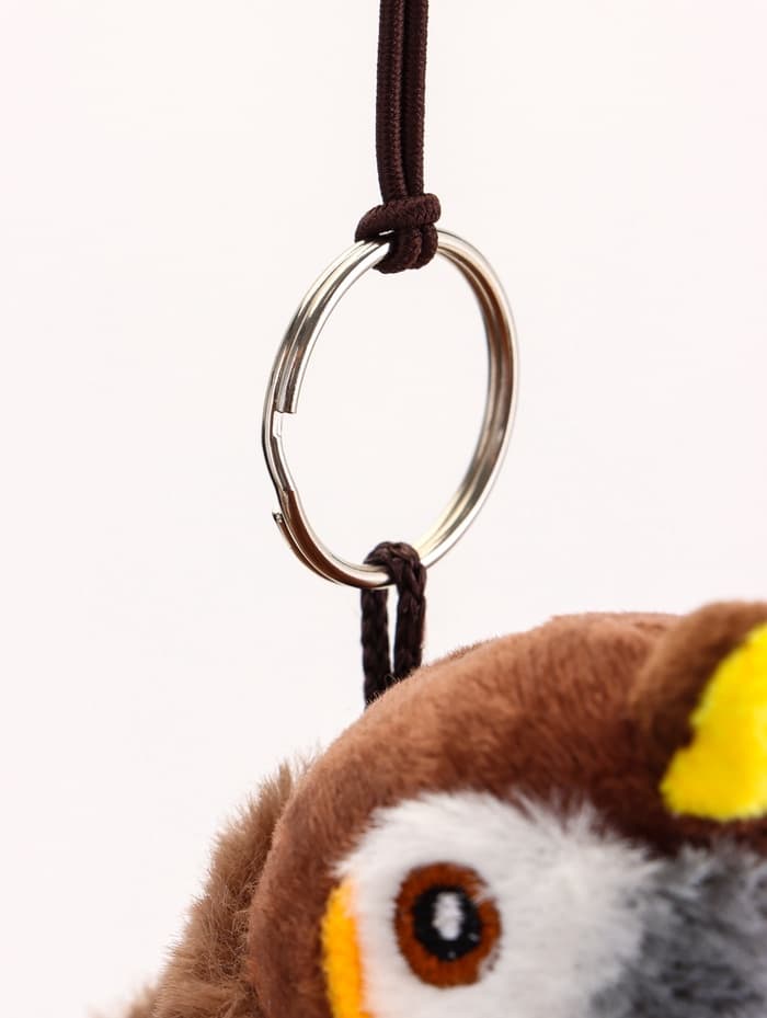 Интерактивная игрушка для животных «Воробей», коричневая