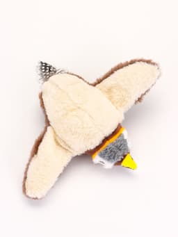 Интерактивная игрушка для животных «Воробей», коричневая