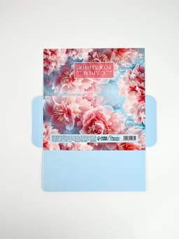 Конверт-коробка для денег «Цветочный день рождения», 19×0.7×9.5 см