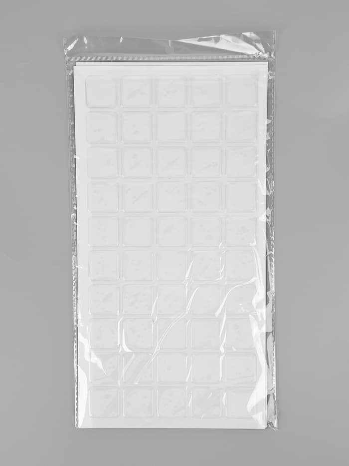 Стикеры эпоксидные прозрачные заготовки 3d=100 шт. 3×3 см