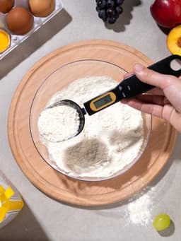 Мерная ложка LV-507, электронная, до 0.5 кг, чёрная