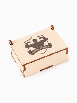 Коробка подарочная деревянная «Любимому мужчине» 8.5×6×3.5 см