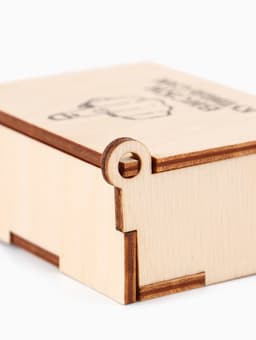 Коробка подарочная деревянная «Купишь сам» 8.5×6×3.5 см