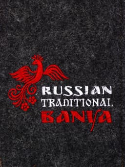 Рукавица для бани и сауны «Русские традиции», шерсть 50%, полиэфир 50%, серая