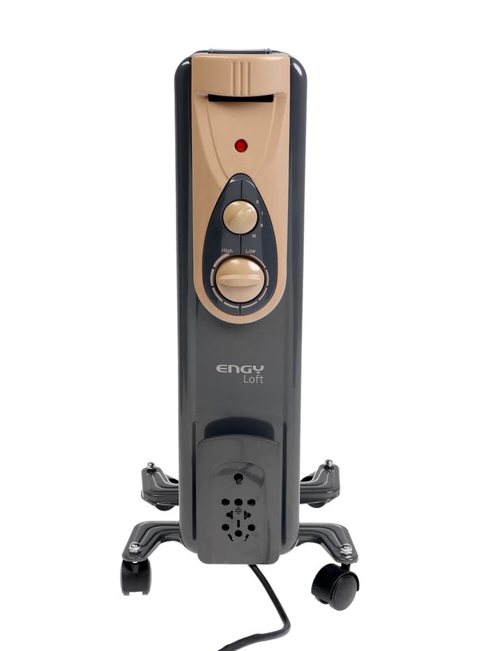 Обогреватель ENGY EN-2405 Loft, масляный, 1000 Вт, 5 секций, 3 уровня мощности