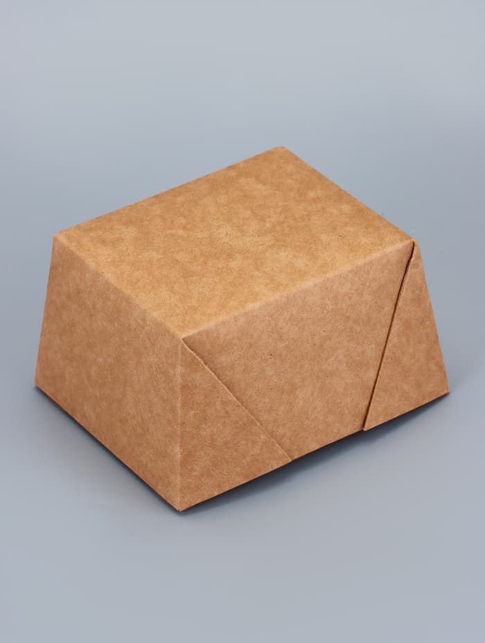 Контейнер одноразовый, коробка пищевая, для лапши, 600 мл, 11×9×7.3 см