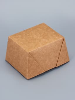 Контейнер одноразовый, коробка пищевая, для лапши, 600 мл, 11×9×7.3 см