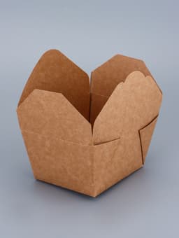 Контейнер одноразовый, коробка пищевая, для лапши, 600 мл, 11×9×7.3 см