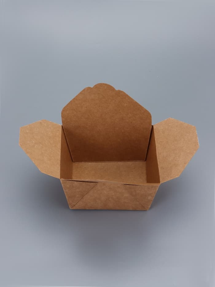 Контейнер одноразовый, коробка пищевая, для лапши, 600 мл, 11×9×7.3 см