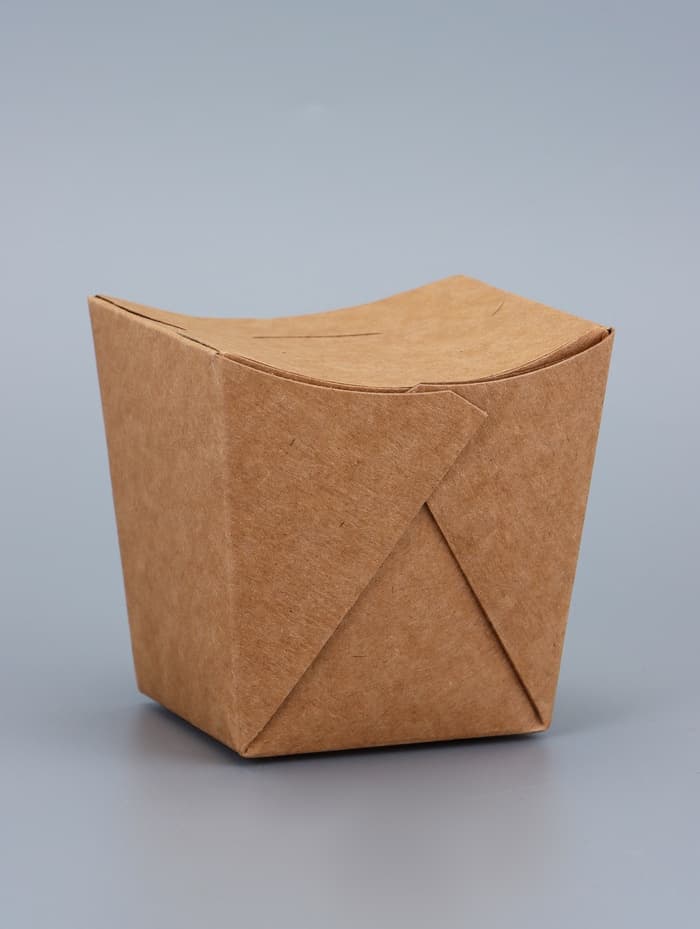 Коробка крафтовая для лапши вок, 7.5×6.6×9.3 см