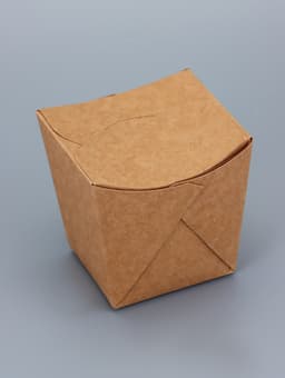 Коробка крафтовая для лапши вок, 7.5×6.6×9.3 см