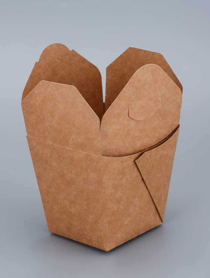 Коробка крафтовая для лапши вок, 7.5×6.6×9.3 см