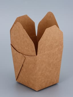 Коробка крафтовая для лапши вок, 7.5×6.6×9.3 см