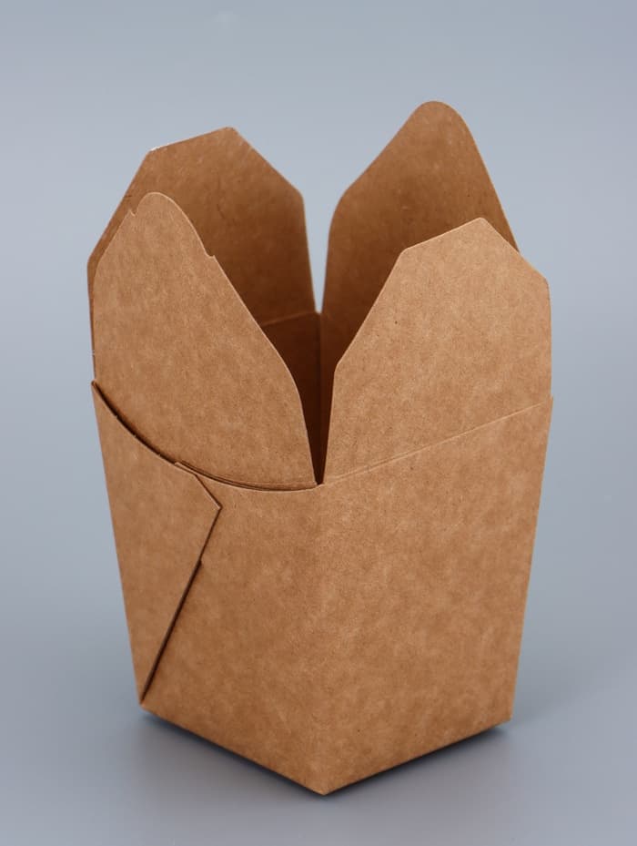 Коробка крафтовая для лапши вок, 7.5×6.6×9.3 см