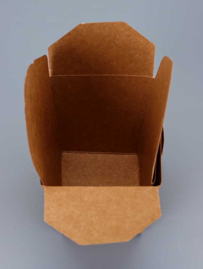 Коробка крафтовая для лапши вок, 7.5×6.6×9.3 см