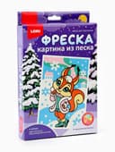 Фреска из песка «Очаровательная белочка», набор для творчества