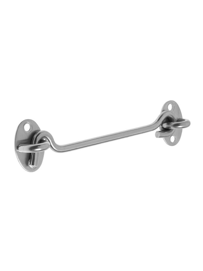 Крючок ветровой LOCKLAND KV001, L=150 мм, нержавеющая сталь, цвет хром, 2 шт.