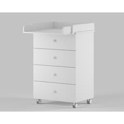 Комод пеленальный ИНКАНТО Nova 600/4, 85×64×45 см, ЛДСП, белый