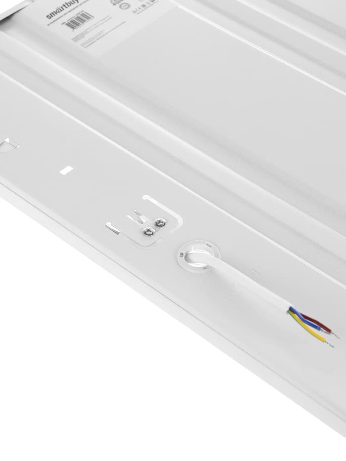 Панель светодиодная Smartbuy Pro, универсальная, 36 Вт, 6500К, 3600 Лм, IP40, 220 В, 595×595×19 мм, свечение холодное белое