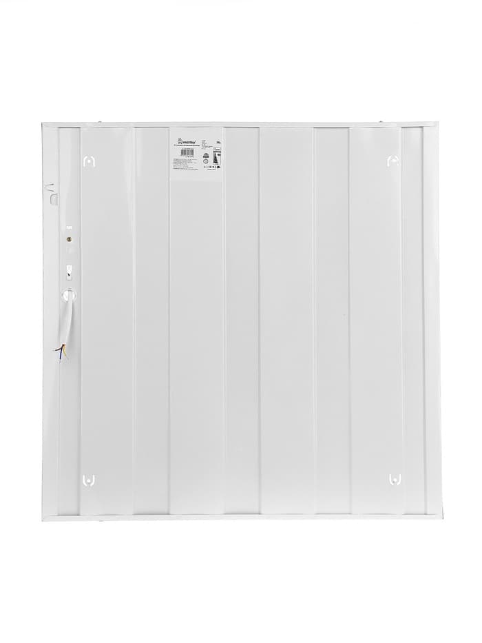 Панель светодиодная Smartbuy Pro, универсальная, 36 Вт, 6500К, 3600 Лм, IP40, 220 В, 595×595×15 мм, свечение холодное белое