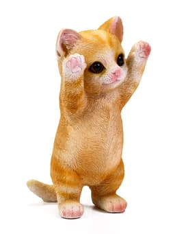 Садовая фигура из полистоуна «Котёнок», 19×11×9 см