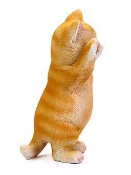 Садовая фигура из полистоуна «Котёнок», 19×11×9 см