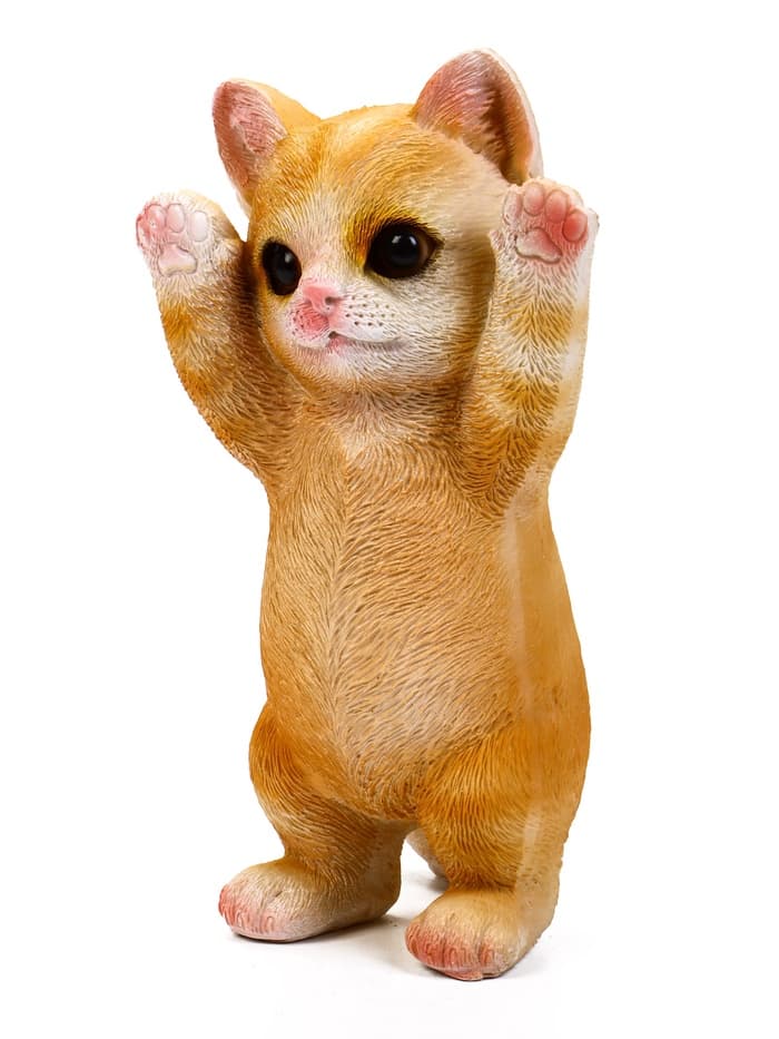 Садовая фигура из полистоуна «Котёнок», 19×11×9 см