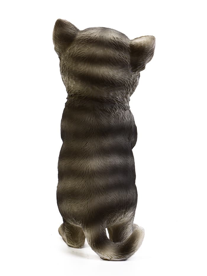 Садовая фигура из полистоуна «Котёнок с мороженым», 19×11×7 см