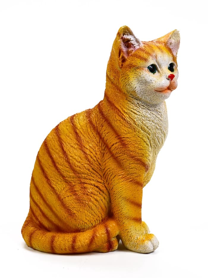 Садовая фигура из полистоуна «Кошка», 28×15×18 см