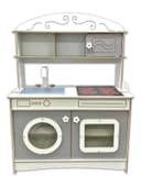 Кухня игровая детская «Аделина», бело-серая, ЛМДФ