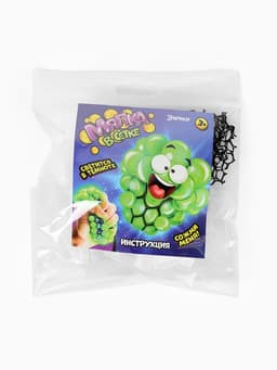 Набор для опытов "Мялка в сетке с фосфором", зеленый, пакет