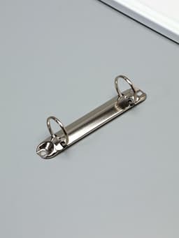 Зажим кольцевой на два кольца, диаметр кольца 3 см, 12.3 см, металл, набор 4 шт.