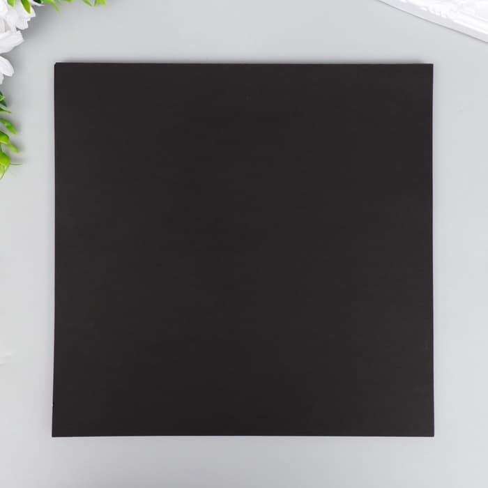 Лист для фотоальбома чёрный, плотность 250 г, набор 30 шт., 26×26 см