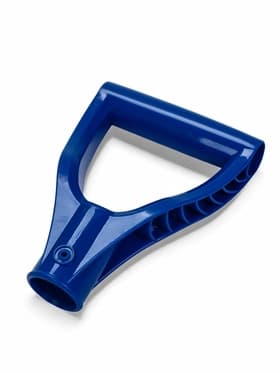 Ручка для лопаты, усиленная, d=32 мм, пластиковая, синяя