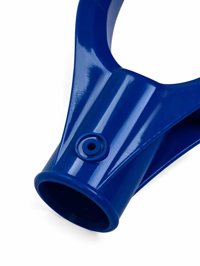 Ручка для лопаты, усиленная, d=32 мм, пластиковая, синяя