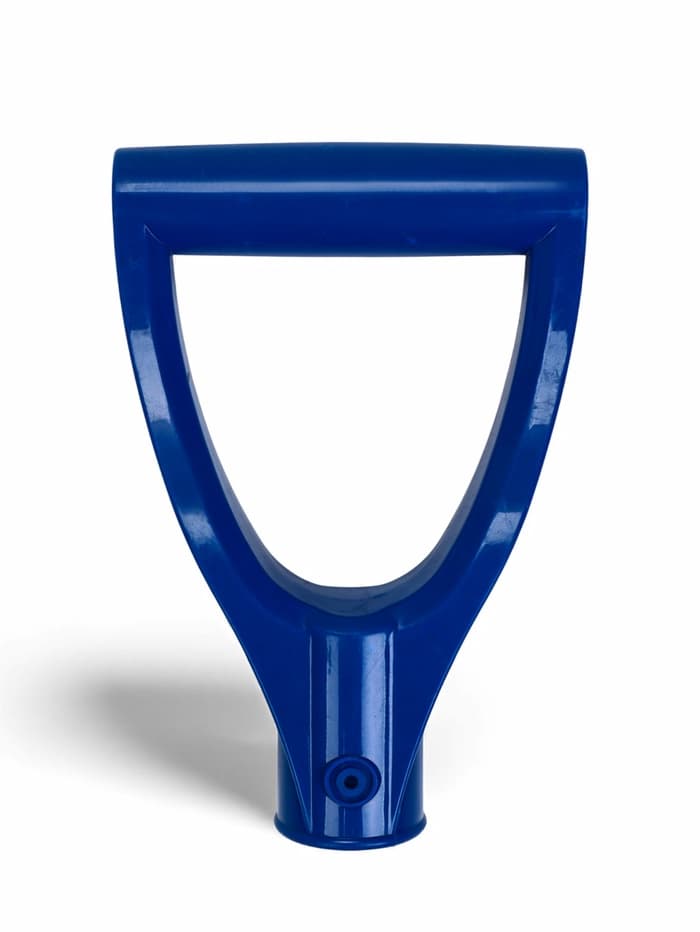 Ручка для лопаты, усиленная, d=32 мм, пластиковая, синяя