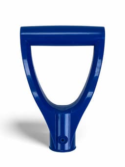 Ручка для лопаты, усиленная, d=32 мм, пластиковая, синяя