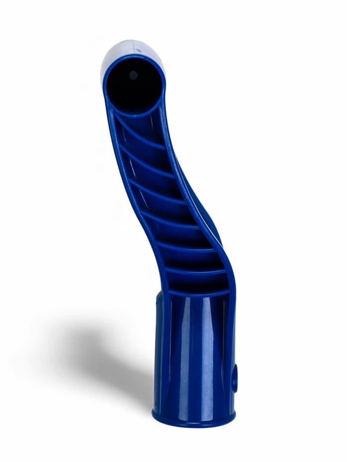 Ручка для лопаты, усиленная, d=32 мм, пластиковая, синяя