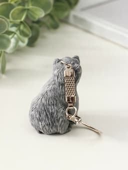 Брелок для ключей на кольце «Медвежонок сидит», 4.5 см